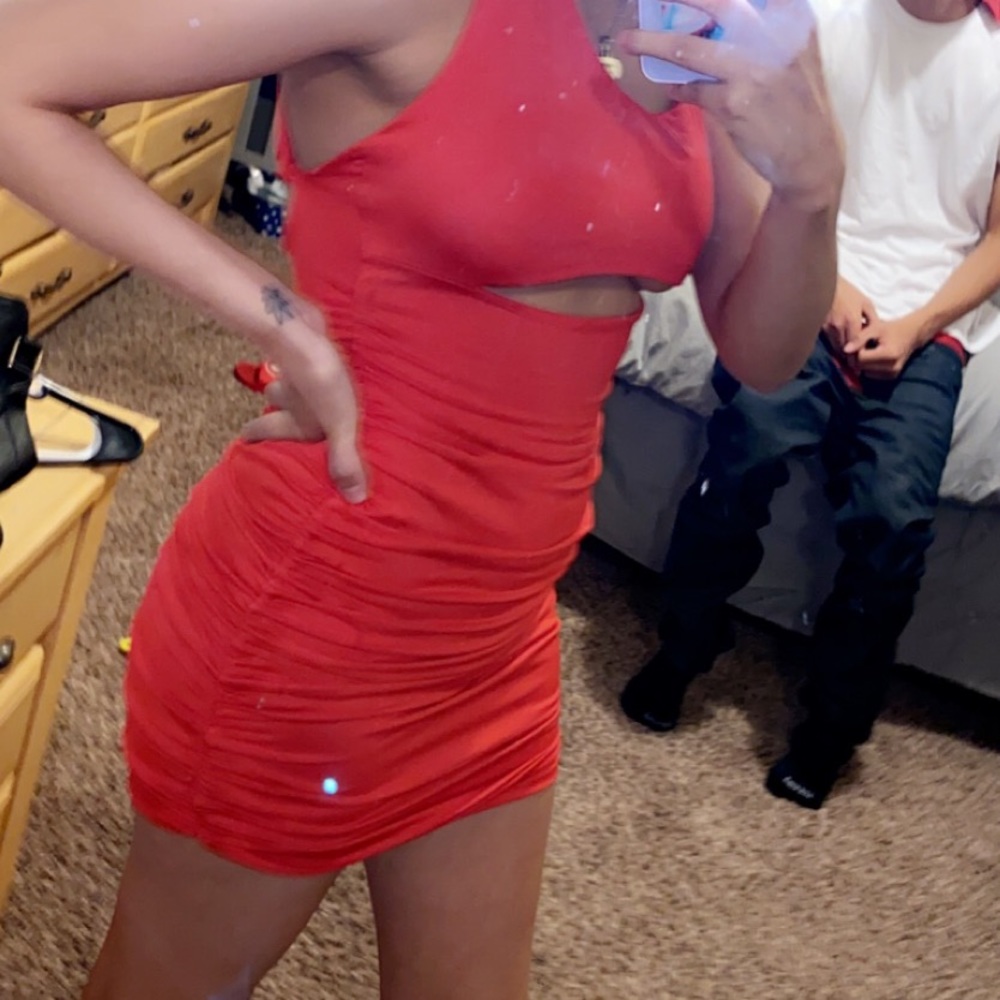 Red dress